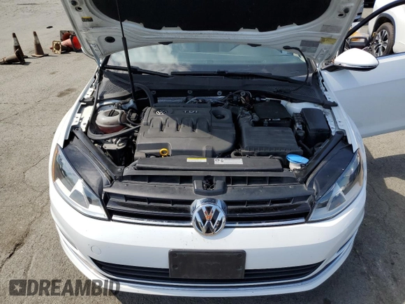 2015 Volkswagen Golf SportWagen TDI SE with VIN 3VWCA7AU5FM520105, listed as a Copart auction lot 71057704 with 96,457 mi miles and Salvage Title. Bid and sale history available at carsss.com. Image 12.