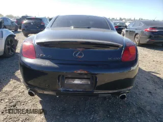 2002 Lexus SC 430 with VIN JTHFN48Y320007247, listed as a Copart auction lot 50337535 with 191,283 mi miles and Salvage title. Bid and sale history available at DreamBid. Image 6.