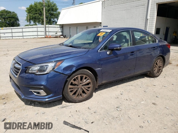 2019 Subaru Legacy Premium with VIN 4S3BNAF65K3022069, listed as a Copart auction lot 60593513 with 0 mi miles. Bid and sale history available at carsss.com. Image 1.