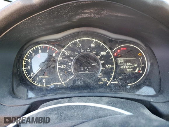 2016 Nissan Note S with VIN 3N1CE2CP1GL375124, listed as a Copart auction lot 47075765 with 103,724 mi miles and Salvage Title. Bid and sale history available at DreamBid. Image 9.