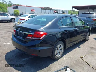 2015 Honda Civic Sedan LX with VIN 19XFB2F57FE045732, listed as a IAAI auction lot 42020578 with 82,043 mi miles. Bid and sale history available at carsss.com. Image 4.