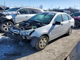 2008 Ford Focus S with VIN 1FAHP34N88W142973, listed as a Copart auction lot 44119005 with 199,115 mi miles and Salvage Title. Bid and sale history available at carsss.com. Image 1.
