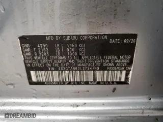 2020 Subaru Impreza with VIN 4S3GTAB60L3734749, listed as a Copart auction lot 51783675 with 26,346 mi miles and Salvage Title. Bid and sale history available at carsss.com. Image 15.