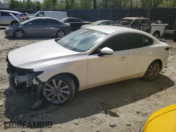 2020 Mazda 3 Select with VIN 3MZBPACL6LM132047, listed as a Copart auction lot 54125135 with Not provided miles and Salvage title. Bid and sale history available at DreamBid. Image 1.