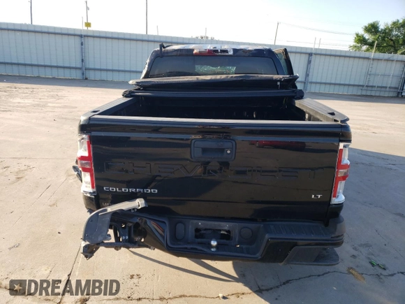 2022 Chevrolet Colorado 2WD LT with VIN 1GCGSCEA2N1101649, listed as a Copart auction lot 51707135 with 61,190 mi miles and Salvage title. Bid and sale history available at DreamBid. Image 6.