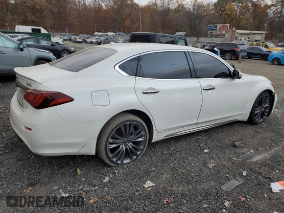 2017 Infiniti Q70 3.7 z VIN JN1BY1PR3HM210630, wystawiony jako Copart lot #79213674 z przebiegiem 97 012 mil mil oraz Szkoda całkowita • Salvage title. Historia ofert i sprzedaży dostępna na DreamBid. Obrazek 3.
