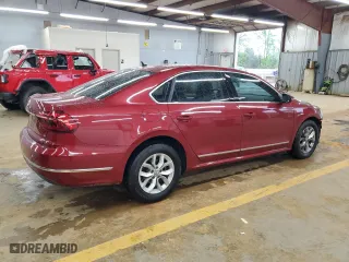 2017 Volkswagen Passat 1.8T S with VIN 1VWAT7A3XHC004996, listed as a Copart auction lot 52130405 with 87,620 mi miles and Salvage Title. Bid and sale history available at carsss.com. Image 3.