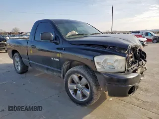 2008 Dodge 1500 ST with VIN 1D7HA16K78J231018, listed as a Copart auction lot 44408465 with Not Provided miles and Salvage Title. Bid and sale history available at DreamBid. Image 4.