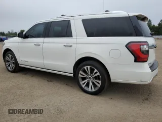 2020 Ford Expedition Max Platinum с VIN 1FMJK1MT4LEA95545, выставлен на аукционе Copart как лот 63905615 с пробегом 65 774 миль миль и Чистый • Clean title. История ставок и продаж доступна на DreamBid. Изображение 2.