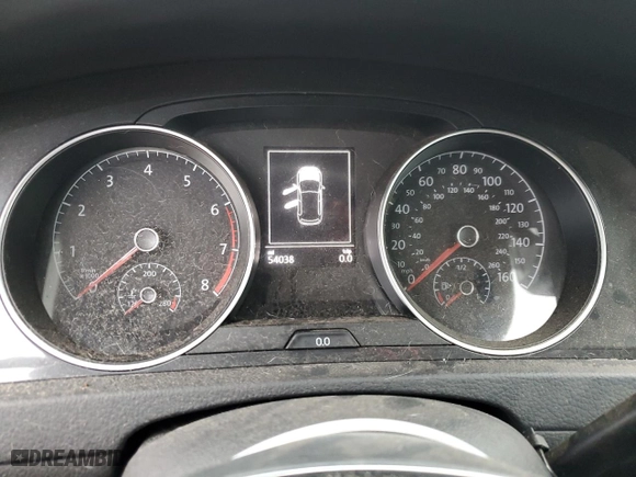 2018 Volkswagen Golf S with VIN 3VWG17AU8JM278257, listed as a Copart auction lot 71017972 with 54,038 mi miles. Bid and sale history available at carsss.com. Image 9.