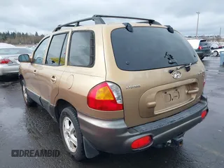 2003 Hyundai Santa Fe GLS with VIN KM8SC73D63U350345, listed as a IAAI auction lot 41841877 with 109,764 mi miles. Bid and sale history available at carsss.com. Image 3.