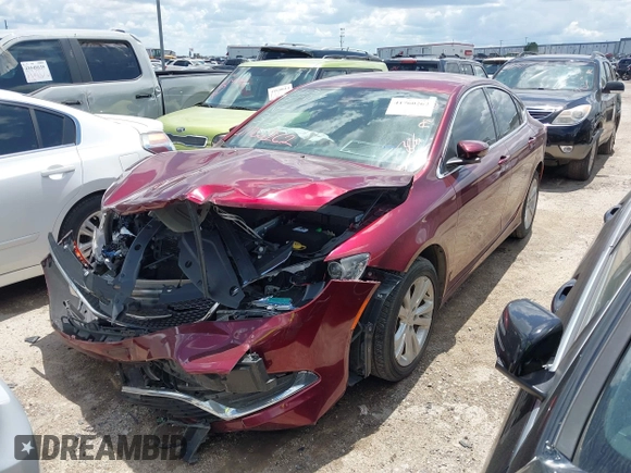 2015 Chrysler 200 Limited with VIN 1C3CCCAB4FN706412, listed as a IAAI auction lot 41760262 with 72,282 mi miles and . Bid and sale history available at DreamBid. Image 2.