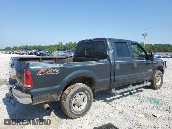 2004 Ford F-250 XL with VIN 1FTNW21P24EC97664, listed as a Copart auction lot 62030175 with 222,855 mi miles and Salvage title. Bid and sale history available at DreamBid. Image 3.