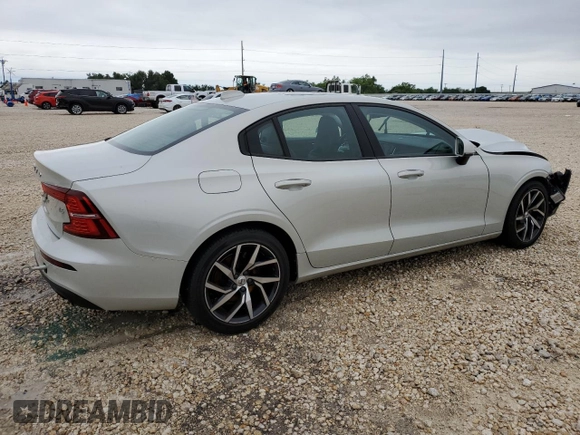 2019 Volvo S60 Momentum with VIN 7JR102FK6KG001352, listed as a Copart auction lot 55452424 with 54,636 mi miles and Salvage Title. Bid and sale history available at carsss.com. Image 3.