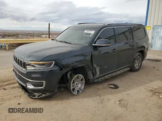 2022 Jeep Wagoneer Series I with VIN 1C4SJVAT4NS220250, listed as a Copart auction lot 82047674 with 49,207 mi miles and Salvage title. Bid and sale history available at DreamBid. Image 1.