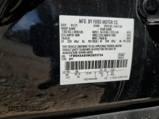 2021 Ford Police Interceptor Utility z VIN 1FM5K8AB5MGB53724, wystawiony jako Copart lot #71199844 z przebiegiem Nie podano mil oraz Szkoda całkowita • Salvage title. Historia ofert i sprzedaży dostępna na DreamBid. Obrazek 13.
