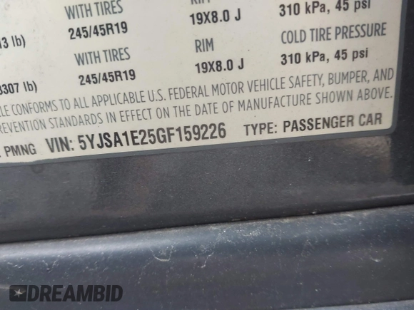 2016 Tesla Model S 90D с VIN 5YJSA1E25GF159226, выставлен на аукционе IAAI как лот 42351745 с пробегом 101 338 миль миль и . История ставок и продаж доступна на DreamBid. Изображение 9.
