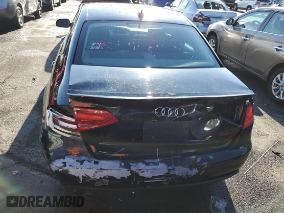 2010 Audi A4 2.0T Premium with VIN WAUBFAFL6AN057934, listed as a Copart auction lot 84680344 with 0 mi miles and Salvage Title. Bid and sale history available at carsss.com. Image 6.