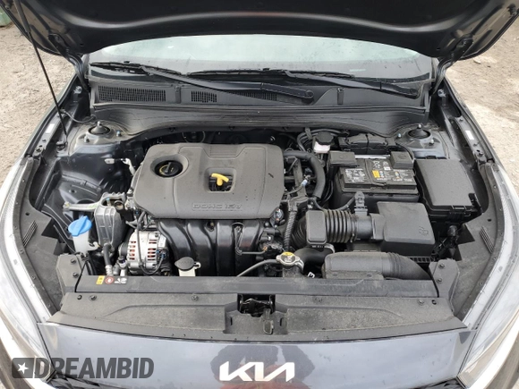 2023 Kia Forte LXS with VIN 3KPF24AD0PE653460, listed as a Copart auction lot 46849255 with 10,920 mi miles and Salvage Title. Bid and sale history available at carsss.com. Image 12.