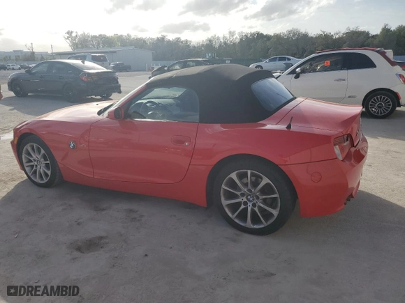 2006 BMW Z4 3.0i with VIN 4USBU33516LW68185, listed as a Copart auction lot 47861805 with 78,276 mi miles and Clean Title. Bid and sale history available at carsss.com. Image 2.