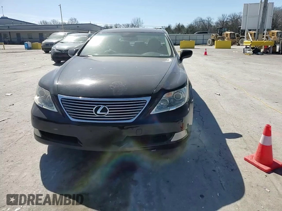 2008 Lexus LS 460 with VIN JTHBL46F585065698, listed as a Copart auction lot 47990655 with Not Provided miles and Salvage Title. Bid and sale history available at DreamBid. Image 10.