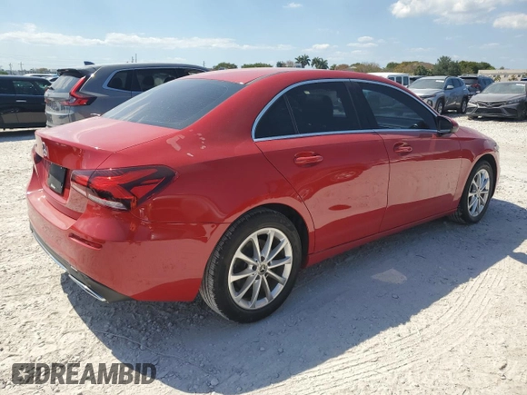 2019 Mercedes-Benz A 220 with VIN WDD3G4EB8KW027205, listed as a Copart auction lot 53318525 with Not Provided miles and Salvage Title. Bid and sale history available at DreamBid. Image 3.