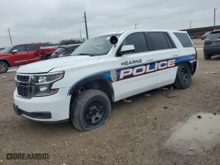 2016 Chevrolet Tahoe Commercial with VIN 1GNLCDEC5GR329224, listed as a Copart auction lot 44264475 with 0 mi miles and Salvage Title. Bid and sale history available at carsss.com. Image 1.