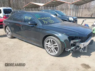 2017 Audi A8 L with VIN WAU44AFDXHN004395, listed as a IAAI auction lot 41705688 with 63,282 mi miles. Bid and sale history available at carsss.com. Image 1.