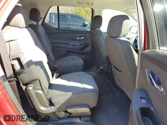 2021 Chevrolet Traverse LT Cloth with VIN 1GNERGKW3MJ166784, listed as a Copart auction lot 46328675 with 121,841 mi miles and Salvage Title. Bid and sale history available at carsss.com. Image 10.