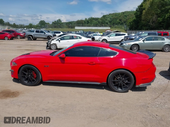 2019 Ford Mustang EcoBoost z VIN 1FA6P8TH9K5124317, wystawiony jako IAAI lot #42627934 z przebiegiem 39 869 mil mil oraz . Historia ofert i sprzedaży dostępna na DreamBid. Obrazek 14.