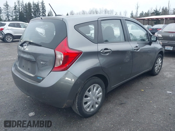 2016 Nissan Note S Plus with VIN 3N1CE2CP2GL384947, listed as a IAAI auction lot 41262843 with 96,089 mi miles and . Bid and sale history available at DreamBid. Image 4.