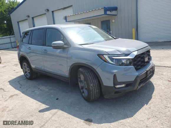 2022 Honda Passport EX-L with VIN 5FNYF8H52NB023451, listed as a Copart auction lot 57983053 with 10,103 mi miles. Bid and sale history available at carsss.com. Image 4.