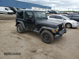2003 Jeep Wrangler Sport z VIN 1J4FA49S13P374688, wystawiony jako Copart lot #58296735 z przebiegiem 184 554 mil mil oraz Czysty tytuł • Clean title. Historia ofert i sprzedaży dostępna na DreamBid. Obrazek 4.