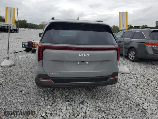 2025 Kia Carnival SX with VIN KNDNE5K33S6457526, listed as a Copart auction lot 73565654 with 2,188 mi miles and Salvage Title. Bid and sale history available at carsss.com. Image 6.