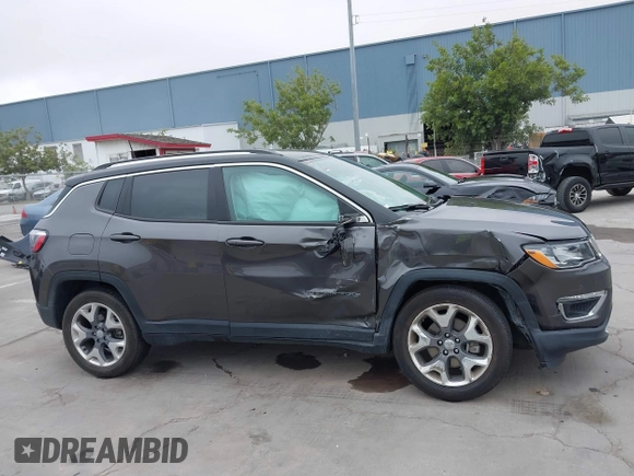 2021 Jeep Compass Limited with VIN 3C4NJCCB0MT571336, listed as a IAAI auction lot 42058191 with 53,039 mi miles and . Bid and sale history available at DreamBid. Image 13.