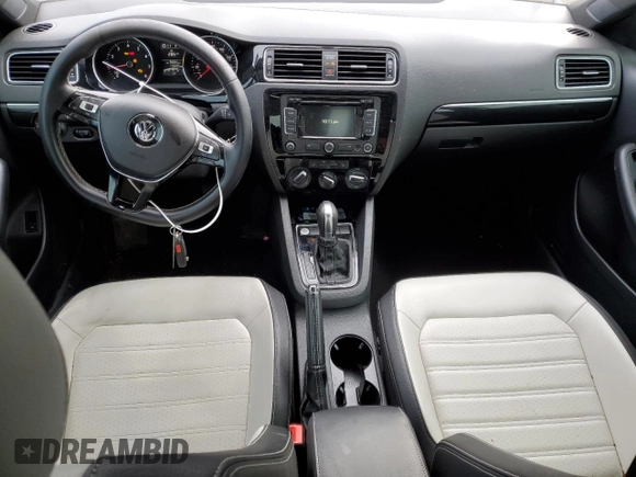 2015 Volkswagen Jetta Sport with VIN 3VWD17AJ0FM417412, listed as a Copart auction lot 48151525 with 110,600 mi miles and Salvage title. Bid and sale history available at DreamBid. Image 8.