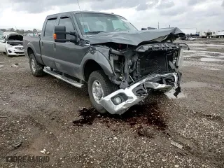 2015 Ford Super Duty F-250 SRW Lariat with VIN 1FT7W2B60FEB30673, listed as a Copart auction lot 44843545 with 162,701 mi miles and Salvage Title. Bid and sale history available at carsss.com. Image 11.