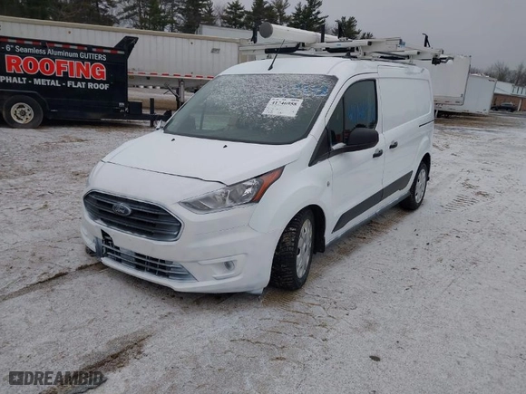2023 Ford Transit Connect Van XLT with VIN NM0LS7T21P1557367, listed as a IAAI auction lot 41746958 with NaN miles. Bid and sale history available at carsss.com. Image 2.