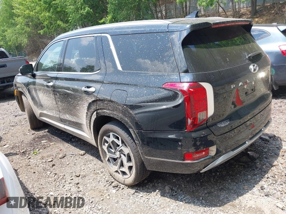 2022 Hyundai Palisade Calligraphy z VIN KM8R7DHE9NU463194, wystawiony jako IAAI lot #42415775 z przebiegiem 54 542 mil mil oraz . Historia ofert i sprzedaży dostępna na DreamBid. Obrazek 3.