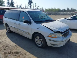 2002 Ford Windstar SE with VIN 2FMZA52452BA97162, listed as a IAAI auction lot 42090397 with 144,601 mi miles and . Bid and sale history available at carsss.com. Image 1.