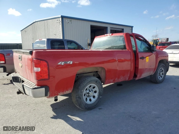 2011 Chevrolet Silverado 1500 Work Truck with VIN 1GCNKPE04BZ368021, listed as a Copart auction lot 48178405 with 0 mi miles and Salvage Title. Bid and sale history available at carsss.com. Image 3.