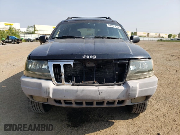 2000 Jeep Grand Cherokee Laredo with VIN 1J4GW48S6YC404063, listed as a Copart auction lot 59442725 with 268,543 mi miles and Salvage title. Bid and sale history available at DreamBid. Image 5.