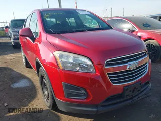 2015 Chevrolet Trax LS with VIN KL7CJKSB5FB061777, listed as a IAAI auction lot 41764889 with 179,410 mi miles. Bid and sale history available at carsss.com. Image 1.