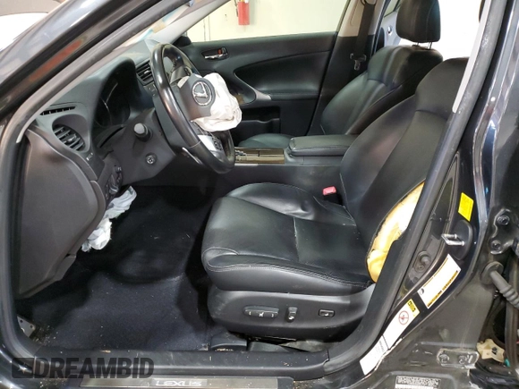 2011 Lexus IS 350 with VIN JTHCE5C26B5000114, listed as a Copart auction lot 88278525 with Not provided miles and Salvage title. Bid and sale history available at DreamBid. Image 7.