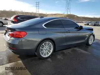 2014 BMW 4 Series 428i with VIN WBA3N7C56EF719334, listed as a Copart auction lot 49450185 with 108,964 mi miles and Salvage Title. Bid and sale history available at carsss.com. Image 3.