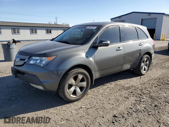 2007 Acura MDX Sport/Entertainment Pkg with VIN 2HNYD28847H524684, listed as a Copart auction lot 52983135 with 288,670 mi miles and Salvage Title. Bid and sale history available at carsss.com. Image 1.
