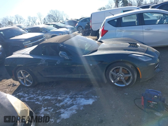 2014 Chevrolet Corvette 3LT with VIN 1G1YF3D73E5128925, listed as a IAAI auction lot 41398692 with 1 mi miles. Bid and sale history available at carsss.com. Image 12.