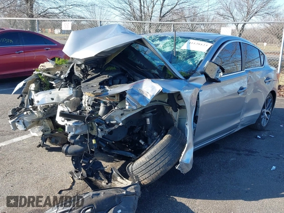 2021 Acura ILX w/Premium Package with VIN 19UDE2F76MA001481, listed as a IAAI auction lot 41128123 with 41,409 mi miles. Bid and sale history available at carsss.com. Image 2.