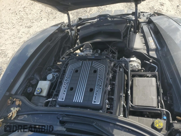 2017 Chevrolet Corvette Z06 2LZ with VIN 1G1YR2D61H5600116, listed as a Copart auction lot 76801114 with 68,965 mi miles and Salvage Title. Bid and sale history available at carsss.com. Image 11.