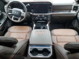 2024 Ford F-350 XL with VIN 1FT8W3BM2REE22287, listed as a Copart auction lot 58079025 with 11,384 mi miles and Salvage title. Bid and sale history available at DreamBid. Image 8.